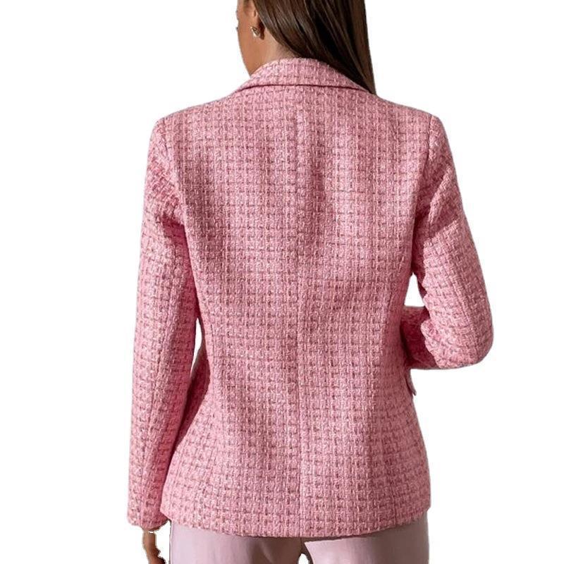Roche Structured Double-Breasted Blazer