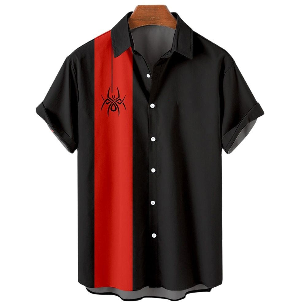 Men’s Vertical Stripe Graphic Shirt