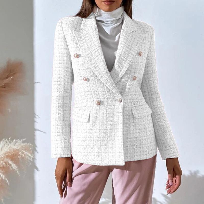 Roche Structured Double-Breasted Blazer