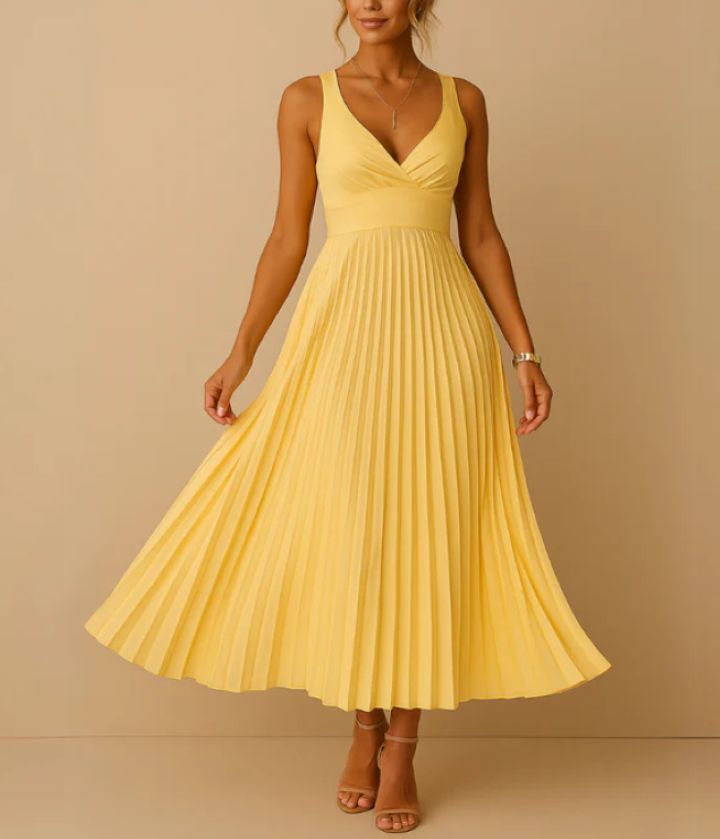 Lustra Satin Drape Dress
