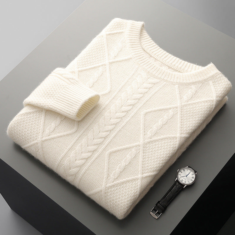 TwistKnit Relaxed Pullover