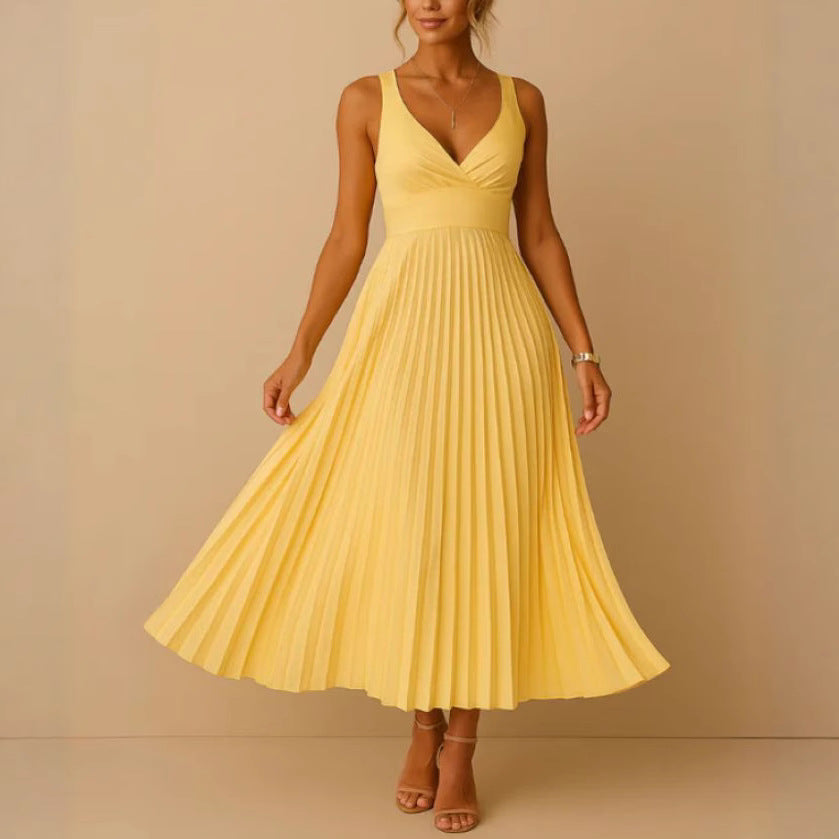 Lustra Satin Drape Dress