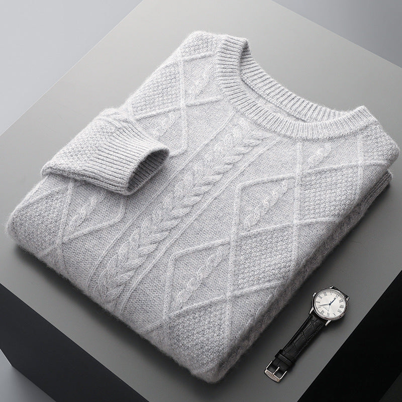 TwistKnit Relaxed Pullover