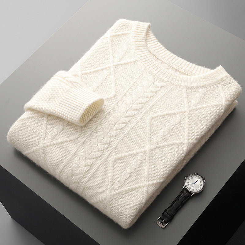 TwistKnit Relaxed Pullover