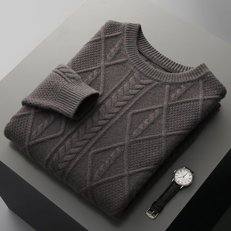 TwistKnit Relaxed Pullover
