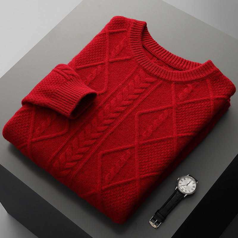 TwistKnit Relaxed Pullover