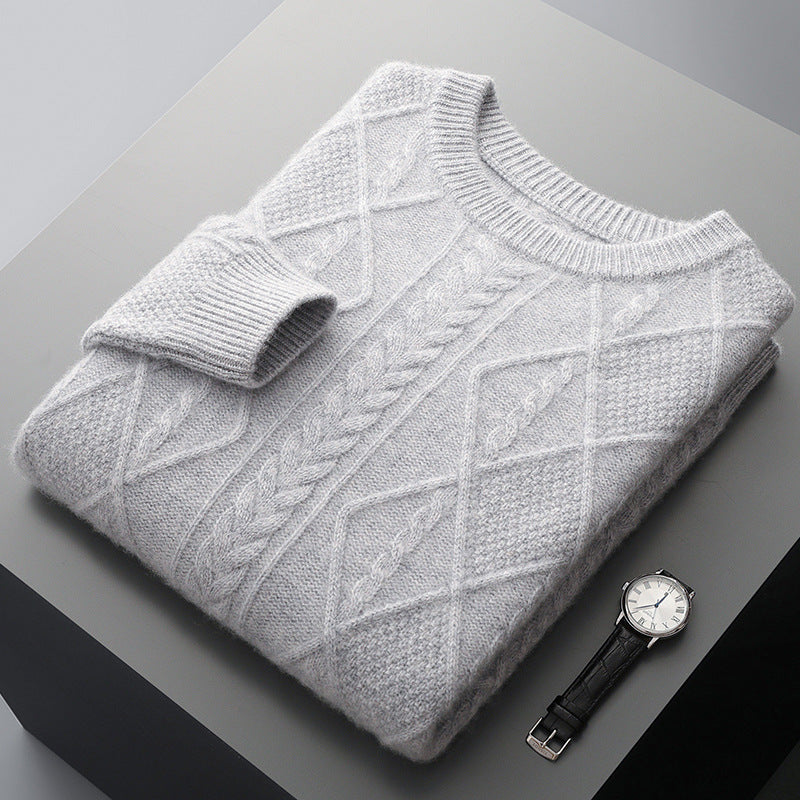 TwistKnit Relaxed Pullover