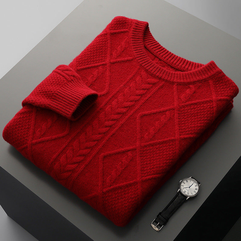 TwistKnit Relaxed Pullover