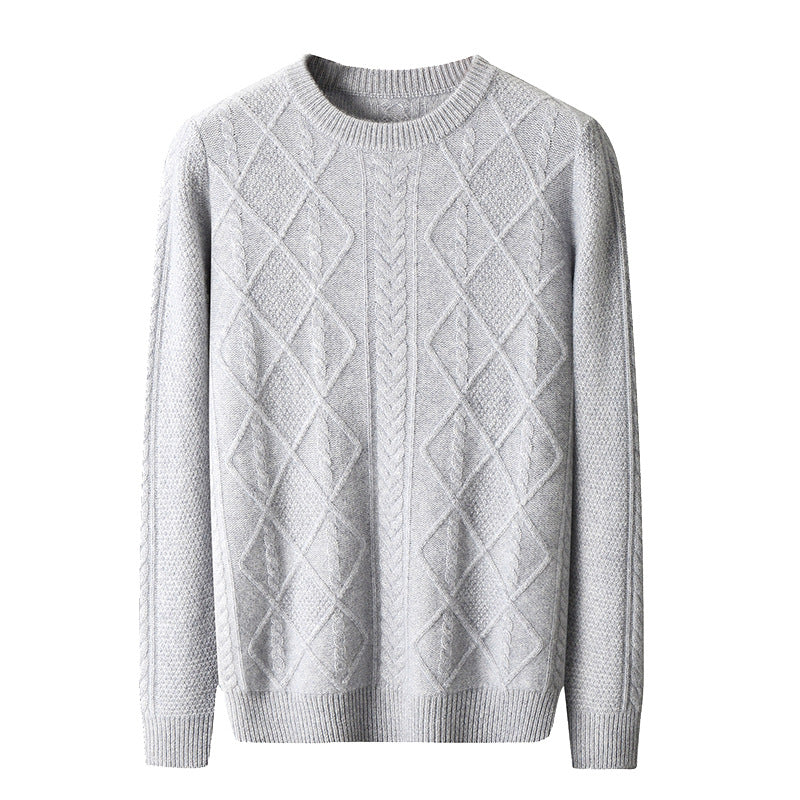 TwistKnit Relaxed Pullover