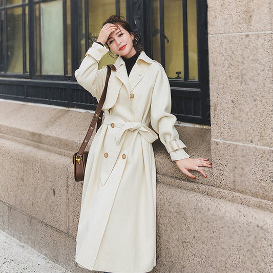 Lune Structured Wool Blend Coat