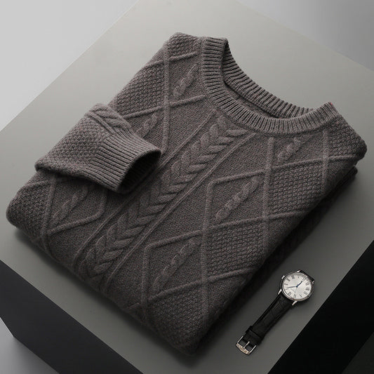 TwistKnit Relaxed Pullover