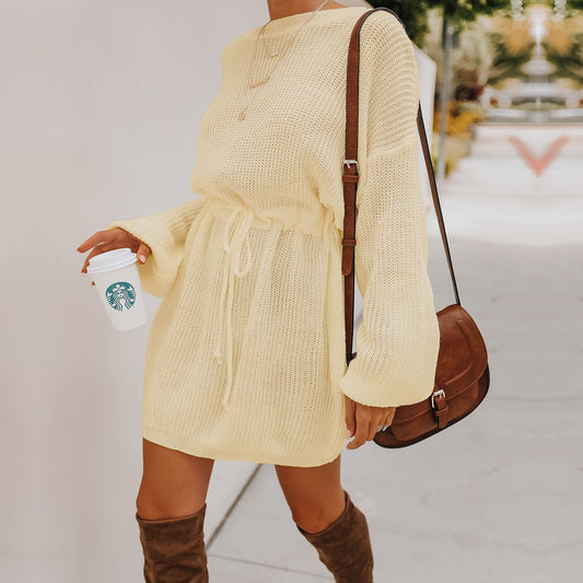 Formelle Ribbed Knit Midi Dress